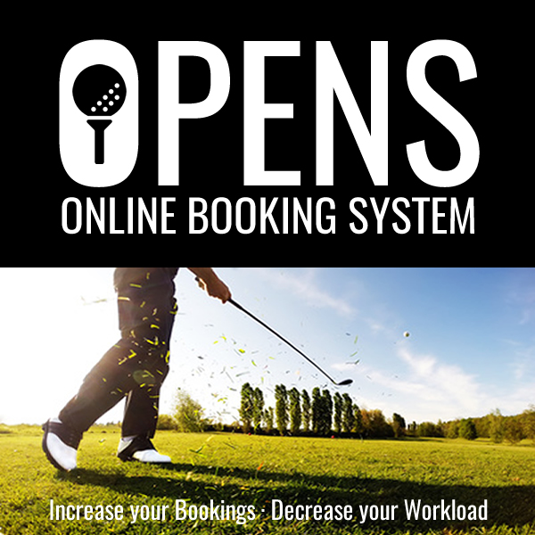 Golf Opens Booking System